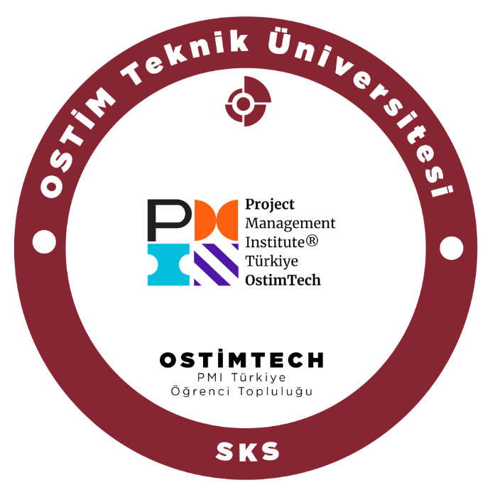 Logo of OSTIMTECH PMI Turkey student community.